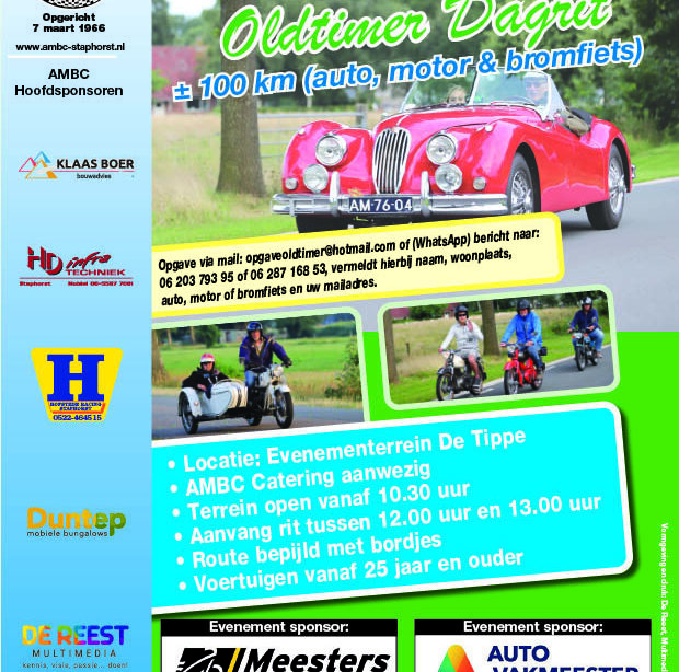 Affiche Oldtimerrit A6