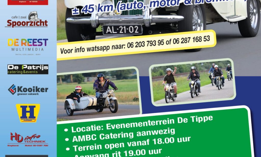 Oldtimer avondrit 2024