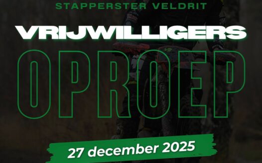 Oproep vrijwilligers en verkeersregelaarscursus Stapperster Veldrit 2025
