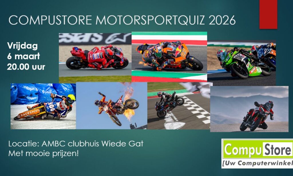 Poster Motorsportquiz 2026