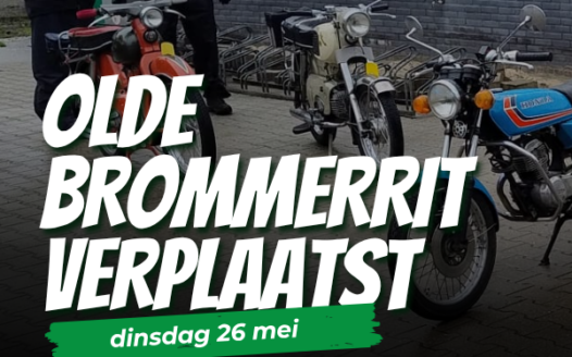 Olde brommerrit verplaatst naar 26 mei