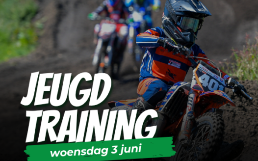 Jeugdtraining – woensdag 3 juni